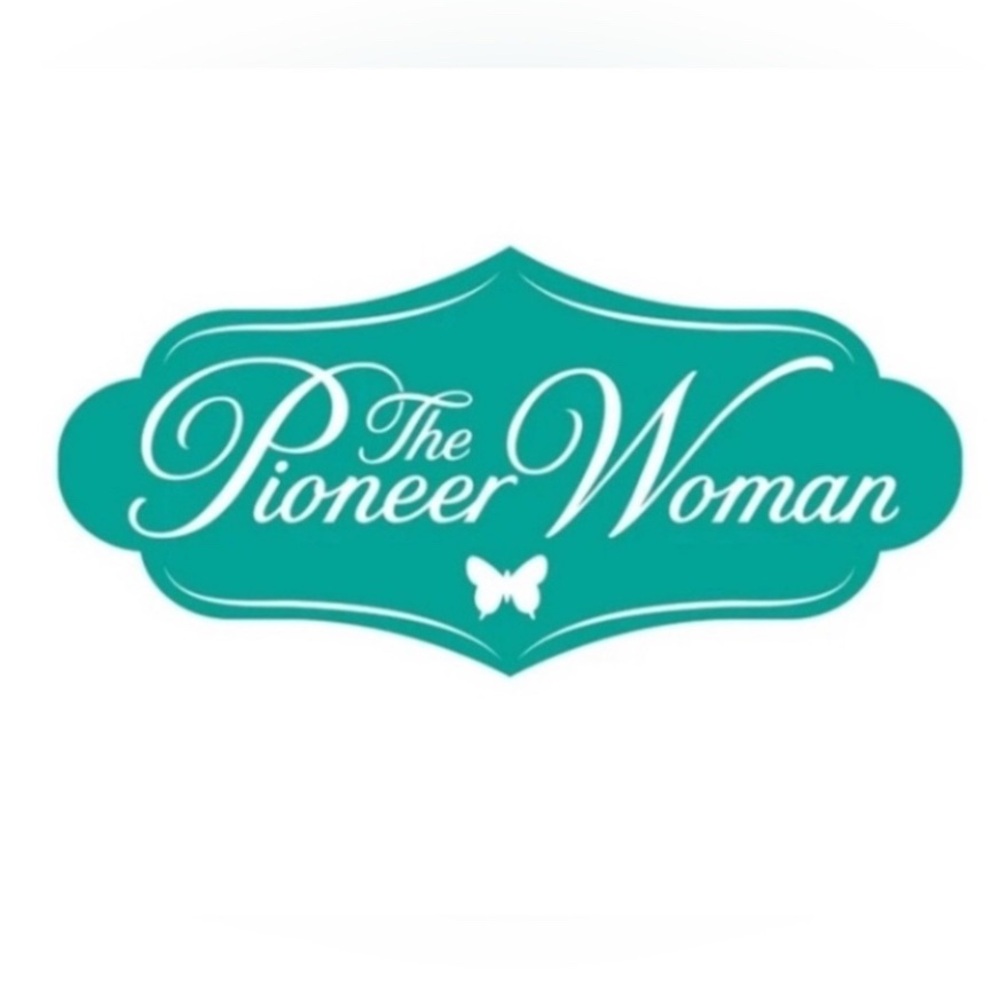 🌺 New Pioneer Woman Teal Blue Gingham 3 pc Kitchen Curtains And Valance Set - Picture 2 of 10